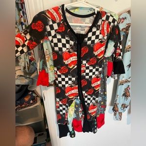 Hen and Drake Love Mom Bamboo Footie Romper Size 3-6 Month